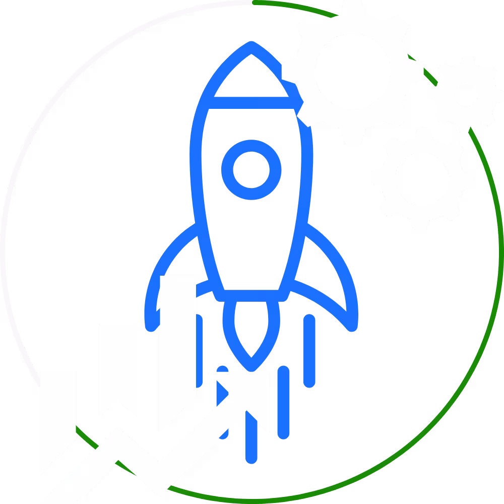 Rocket icon symbolizing growth and success | RS Gonzales | HVAC marketing firm